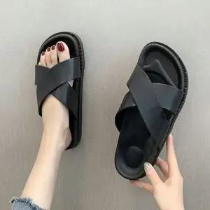 여성신발 슬리퍼 여자 꼬임 데일리 슬리퍼 (WFJX0KW)