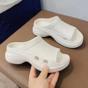 여성신발 슬리퍼 여자 베이직 심플 슬리퍼 (WFJX0KR)