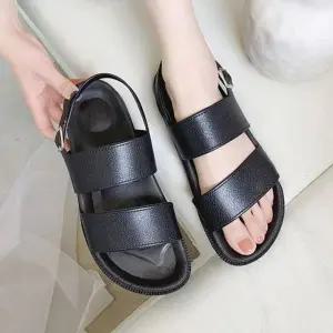 여성신발 슬리퍼 여자 스트랩 심플 샌들 (WFJX0KT)