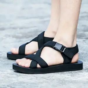 여성신발 슬리퍼 엑스 남녀공용 심플 샌들 (WFJX0KB)