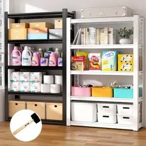 토토홈랙R 1500X500X2100높이 3단4단5단 철제선반 세 무볼트철제선반 펜트리수납장 편의점매대