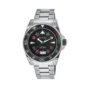 구찌 YA136221 다이브 남성 메탈 쿼츠 45mm