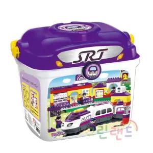 기차블록 (대) 통블록 SRT 2821 전동기차 고속열차 126pcs 피큐어 5명 38개월이상 옥스포드블록 그린랜드79