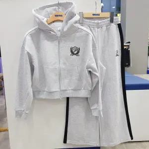 [에스핏]주니어 키즈 크롭 후드집업 세트 상하의세트 상하복 SJY509FKTR09_DG