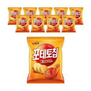 농심 포테토칩 K-양념치킨맛 50g, 10개