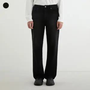 [게스진]게스 MP4D9193 남성 기모 흑청 슬림 와이드 데님 팬츠