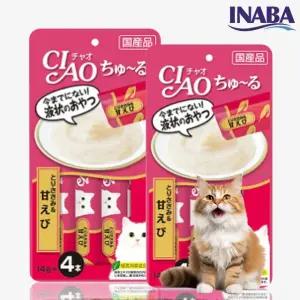 이나바 챠오츄르 닭가슴살 새우(SC-142)(4p)x6개