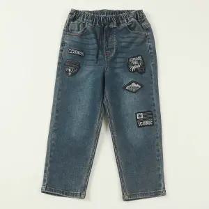 [롯데백화점]지프 빈티지 와펜 배기 데님팬츠  KQ1DPU722