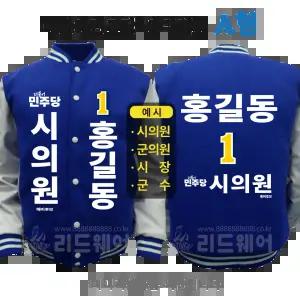 더불어민주당 야구점퍼 A형 지방선거 국회의원 시의원 군의원 점퍼 선거 운동복