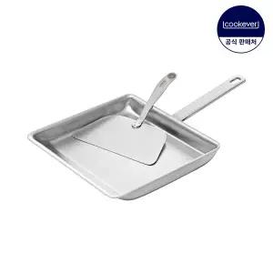 [쿡에버]퓨어 통3중 멀티사각팬 (뒤집개 포함)