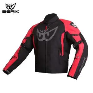 베릭 NJ-233612 메쉬 자켓 오토바이 라이딩자켓 봄/여름/가을 - 블랙/레드