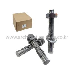 스텐웨지앙카 소박스 1각 스터드앵커 ?지앙카 스텐304 콘크리트 스크류 타격 볼트 세트 웨찌