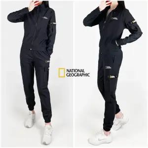 내셔널지오그래픽SH 건빵 벤츄리 집업 조거 세트 남녀공용 사계절용
