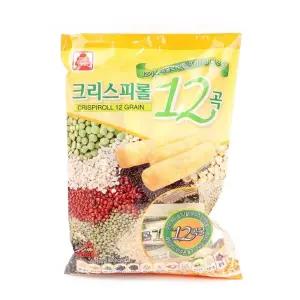 곡물) 크리스피롤 12곡 180g(1박 12개입) 25.08.08/곡물바/건강한간식/어린이/과자/간식
