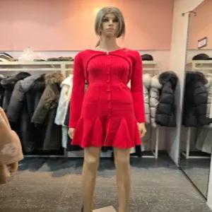 [에고이스트] 리본스트랩  포인트 민소매 플레어 원피스  EQ4WO-161