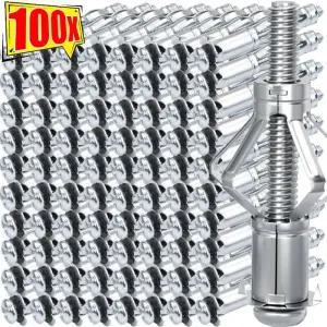 동공앙카 나비 석고 토우 M4 금속 중량 볼트 중공 튜브 나사 벽 천장 앵커 파이프 콘센트 보드 구멍