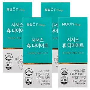 NUON 뉴온 시서스 휴 다이어트 보조제 14p 28g 4개 (1개월분)