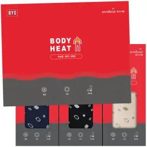 BYC보디히트발열사면혼방여자중목양말3켤레포장SWS1073