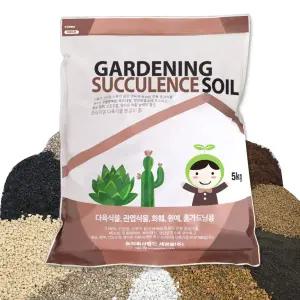 세경팜 다육이 분갈이흙 5kg 다육식물 분갈이 배양토 화분흙 다육이흙