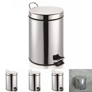 키친프리 스텐 페달 휴지통 20L/화장실/쓰레기통/스테인/레스/리스/철제/스틸/GBWLXHD/TMFPRLXHD