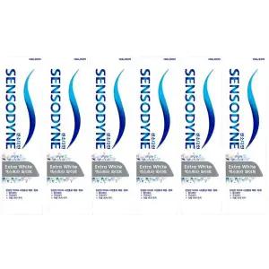 [센소다인]센소다인 엑스트라 화이트 치약 120g x 6개 화이트닝 민감성
