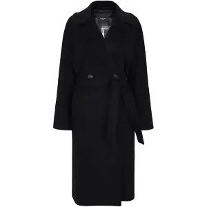 미세하자 막스마라 25FW 블랙 레지나 울 코트 2525016031 RESINA 013