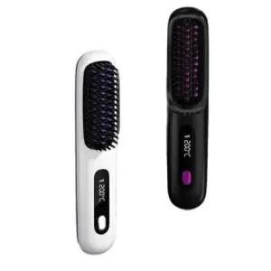 무선 매직 빗고데기 브러쉬형 휴대용 여행용 고데기 풀세트 (파우치 꼬리빗 포함)