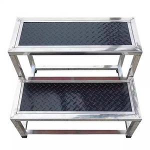 3단 계단사다리 이동식 다용도 작업 40x63 도서관 스툴 철제 스테인리스 간이