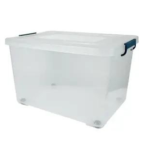 스페이스에디터 120리터 특대형 투명 리빙박스