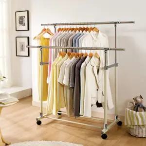 upgrade 이동식 행거 2단 드레스룸 옷걸이행거 스탠드