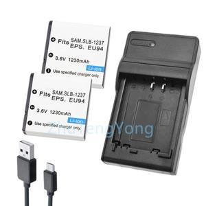 삼성 SLB-1237 Digimax L85 L55 Epson EU-94 충전식 배터리