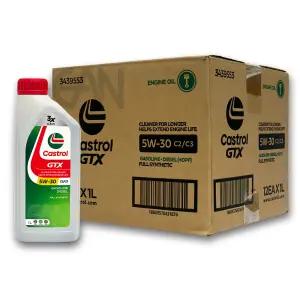 캐스트롤 CASTROL GTX C2C3 5W30 1L 12개 1BOX 가솔린 디젤 엔진오일