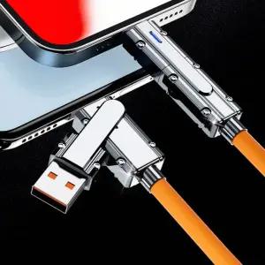 핸드폰 케이블 고속 C타입 5핀 충전 CTOC 라이트닝 100W 4in1