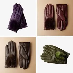 프리미엄 밍크털 양가죽 여자장갑 16COLOR
