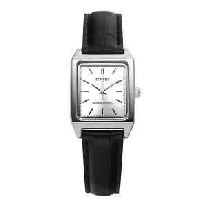 카시오 LTP-V007L-7E1UDF (LTP-V007L-7E1) 아날로그 스퀘어 수능 학생 여성 가죽시계