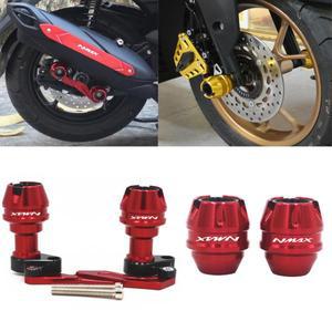 YAMAHA NMAX155 2020-2025 오토바이 배기관 떨어지는 보호 안티 드롭 프론트 액슬 포크 휠 프로텍터