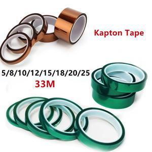 1PCS 5-25MM X 33M 전문 내열성 고온 절연 전자 산업 용접 폴리이 미드 Kapton 테이프