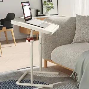 높이조절 사이드테이블 B601 각도 조절 컵홀더 노트북 공부 원룸 쇼파 침대 미니협탁