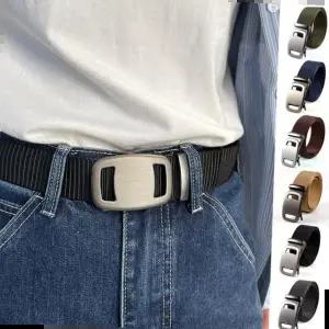 남성벨트 남자벨트 자동버클 나일론 벨트 카고 남학생 면바지 캐주얼 남성 청바지 허리띠 벨트 남자