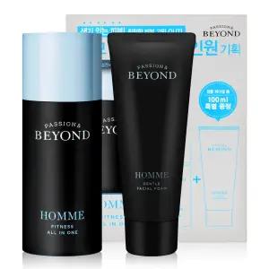 비욘드 옴므 피트니스 올인원 기획세트 미백 남성 스킨 로션 화장품