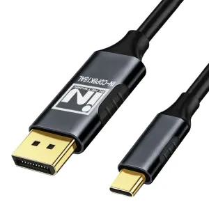 USB3.1 C타입 to DP Ver1.4 컨버터 1.8M 알루미늄 IN-CDP8K18AL