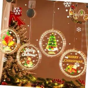 3D 원형 컬러크리스마스 데코LED 조명 21cm 대형