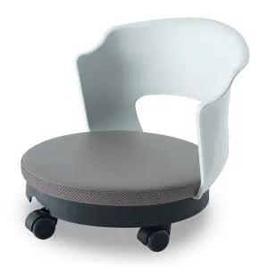 체어포커스 에그좌식바퀴의자 고급쿠션 등받이 egb450 팔걸이의자 1인의자 편한