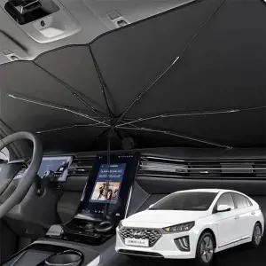 원터치 아이오닉 자동차 햇빛가리개 우산타입