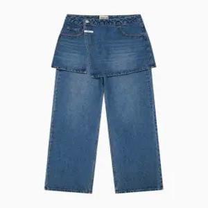 마리떼 W 레이어드 스커트 데님 팬츠 B1 MFG46SDP107 BLU LBL