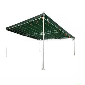 시장 천막 경사 야외 조립식 축제 행사 농막 가림막