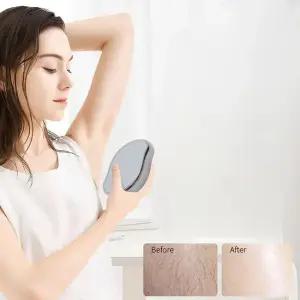 바디쉐이버 문지르는 제모기 팔 다리 털 제모 인그로운헤어 각질제거 관리 블루 F903