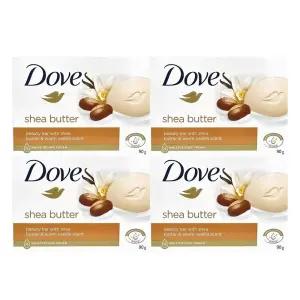 도브 시어버터 뷰티바 세수비누 클렌징바 90g 4개입/향좋은비누/남성비누/향기좋은비누/가정용비누/호텔용