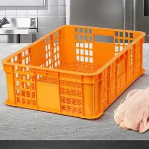 계육상자 농수산물 플라스틱 운반 닭 다용도수납 대형바구니 바스켓 컨테이너박스 과일 우유 이사 사각 손