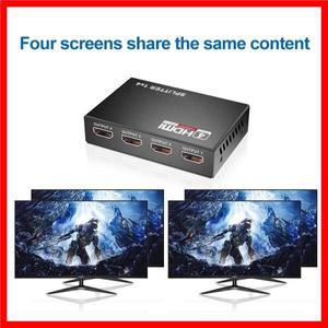 4K 2K HDMI 호환 분배기 HDMI 1 in 4 Out 비디오 스위처 케이블 어댑터 PS4 노트북 모니터 TV 박스 프로젝